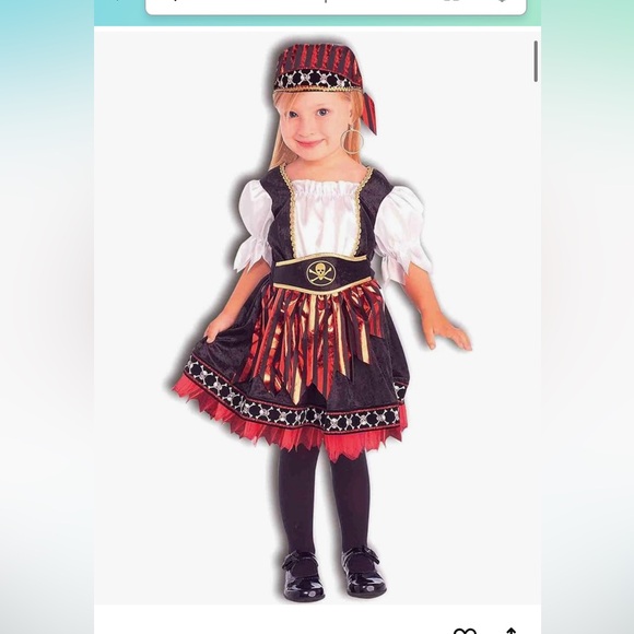 Girls small pirate costume purchased from Amazon - Picture 2 of 2